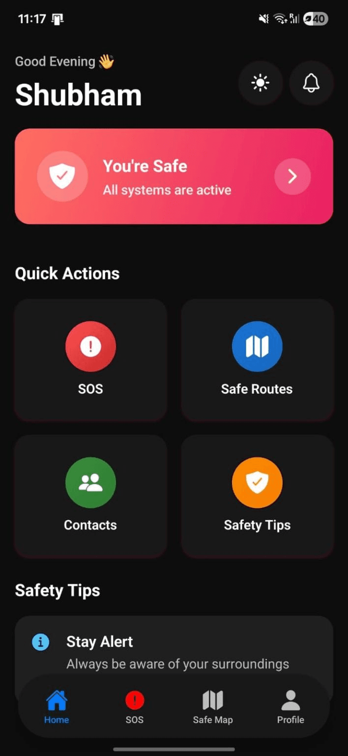 Raksha dashboard